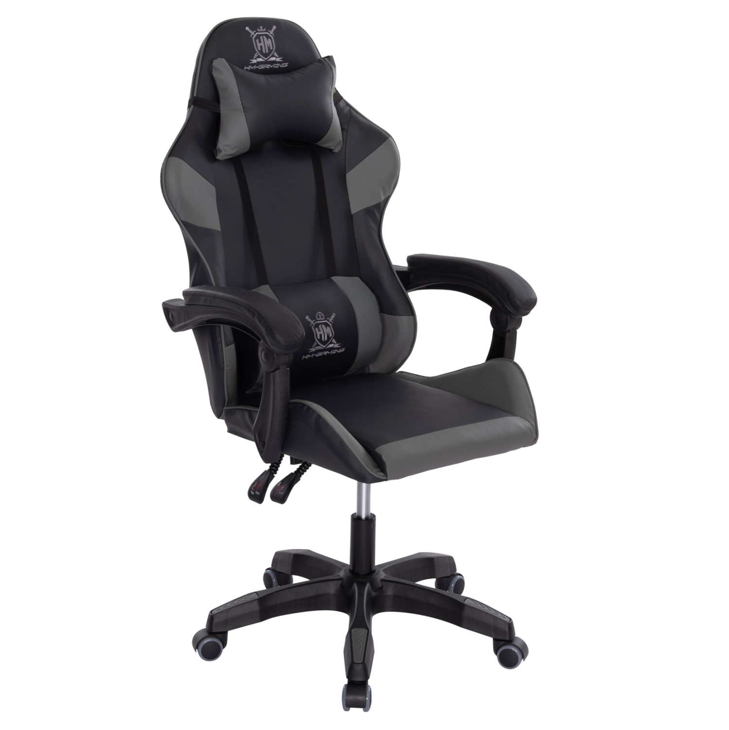 ΠΟΛΥΘΡΟΝΑ GAMING FB91203.10 ΜΑΥΡΟ-ΓΚΡΙ PVC 60x60x120Υεκ.