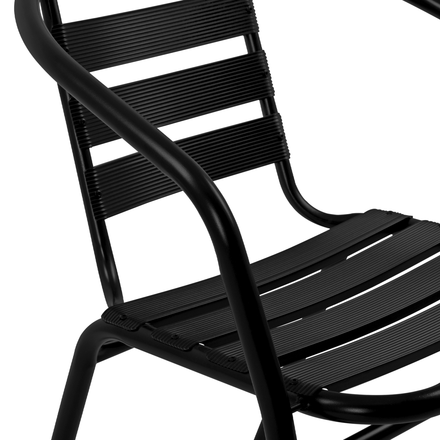 ΣΕΤ ΤΡΑΠΕΖΑΡΙΑΣ 5ΤΜΧ FB921220.03 ΚΑΡΕΚΛΕΣ ΜΕΤΑΛΛΙΚΕΣ & ΤΡΑΠΕΖΙ 110x60 ΜΑΥΡΟ - Image 4