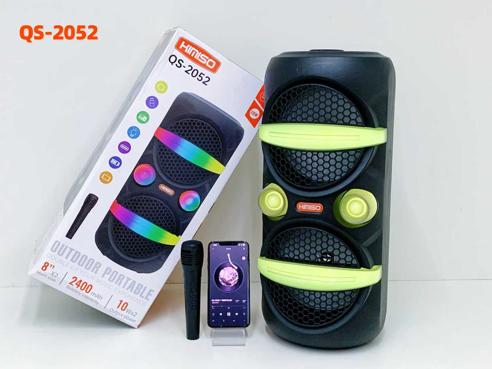 Φορητό ηχείο subwoofer με μικρόφωνο Karaoke - QS-2052 - 260356 - Image 2
