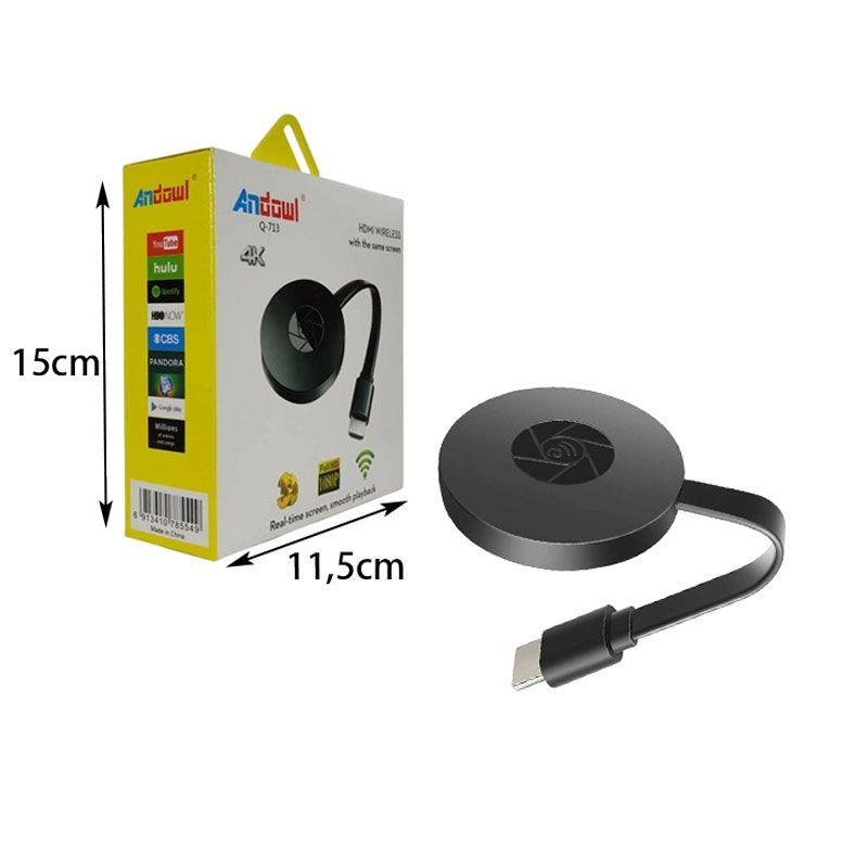 Andowl Δέκτης Smart TV Stick TV Receiver Full HD με Wi-Fi / HDMI Q-713 0751242 - Image 2