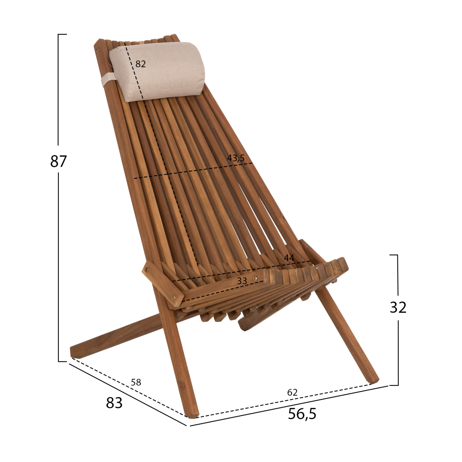 LOUNGE ΣΕΤ ΕΞ.ΧΩΡΟΥ 3ΤΜΧ FB910993 ΞΥΛΟ ΑΚΑΚΙΑΣ--ΜΑΞΙΛΑΡI ΚΕΦΑΛΗΣ ΣΕ ΜΠΕΖ - Image 2
