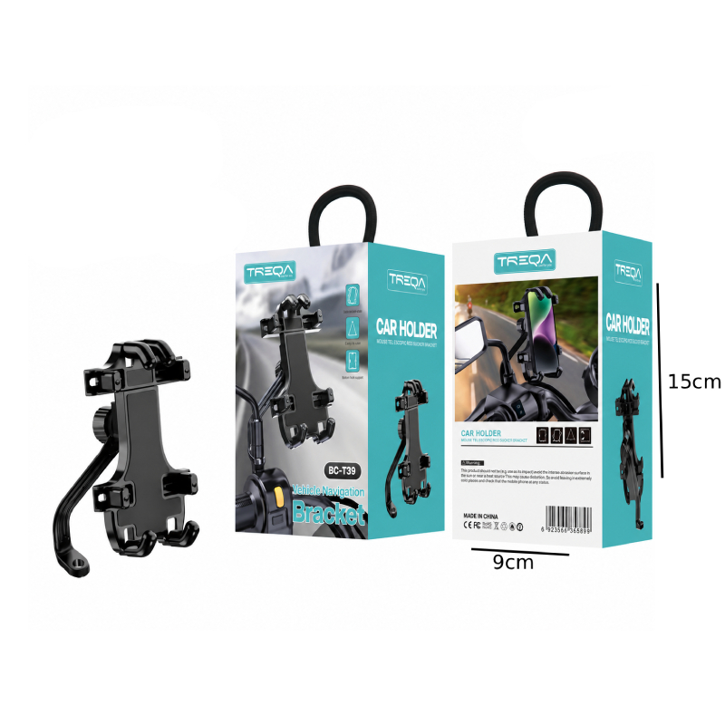 Treqa Βάση Κινητού για Μηχανή & Ποδήλατο BC-T39 - Motorcycle & Bicycle Phone Holder 017229 - Image 2
