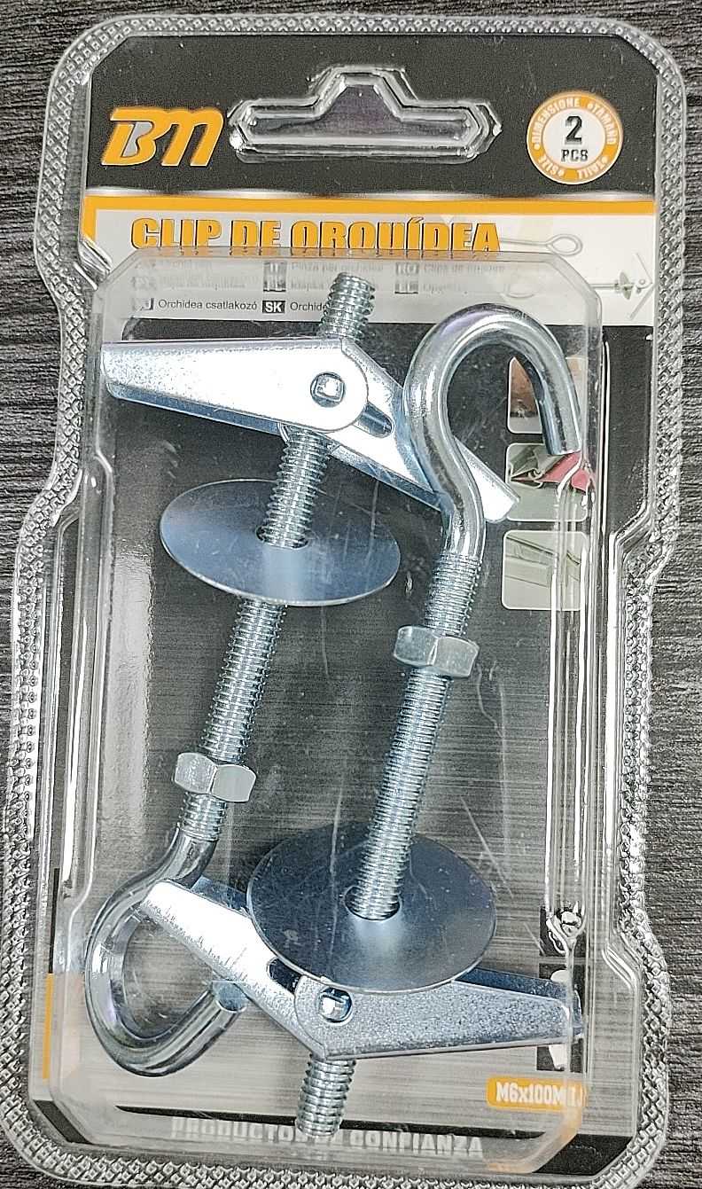 Βύσματα γυψοσανίδας με άγκιστρο - M6*100mm - Σετ 12 πακέτα των 2 τεμαχίων - 206685 - Image 2