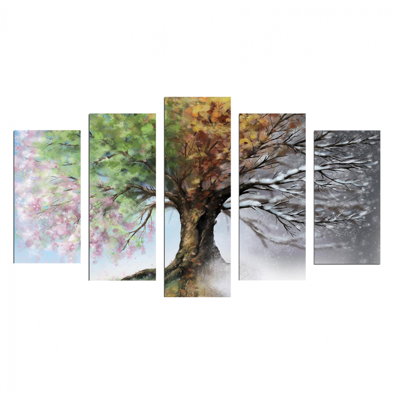 ΠΕΝΤΑΠΤΥΧΟΣ ΠΙΝΑΚΑΣ MDF FOUR SEASONS FB97206.05 100X60x0