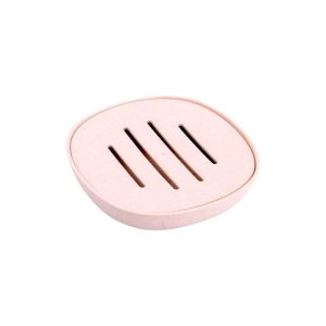 Σαπουνοθήκες μπάνιου πλαστικές - Σετ 9pcs - Light Pink - 21628