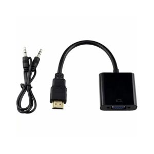 HD CONVERSION CABLE FROM HDMI TO VGA + AUDIO