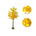 Led Φωτιζόμενο Χριστουγεννιάτικο Δέντρο Χρυσό Με Θερμό Φωτισμό 1.75m - Led Christmas Tree Gold With Warm Lighting 064014