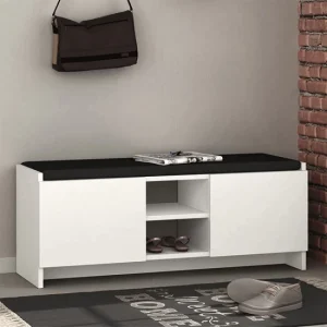 Παπουτσοθήκη Zulla Megapap χρώμα λευκό 110x37x43εκ.