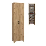 Ντουλάπα - Παπουτσοθήκη Lilly Megapap χρώμα pine oak 49x32x178εκ.