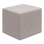 Σκαμπώ Linda Megapap υφασμάτινο χρώμα μπεζ 40x40x40εκ.