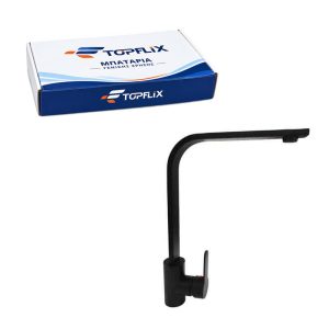 <p data-start="214" data-end="472">Μοντέρνα μπαταρία νεροχύτη Topflix σε μαύρο ματ χρώμα με μίκτη