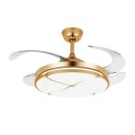 Ανεμιστήρας οροφής & φωτιστικό - DS-6604 - 96W - 431620 - Gold