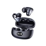 Ασύρματα ακουστικά Bluetooth Open-Ear με θήκη φόρτισης - KMS-E07 - 260076 - Black