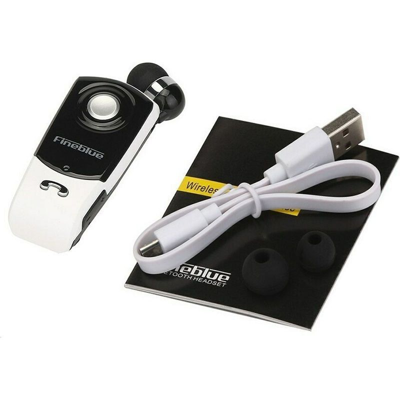 Ασύρματο ακουστικό Bluetooth - F-960 - Fineblue - 701021 - Black/White - Image 3