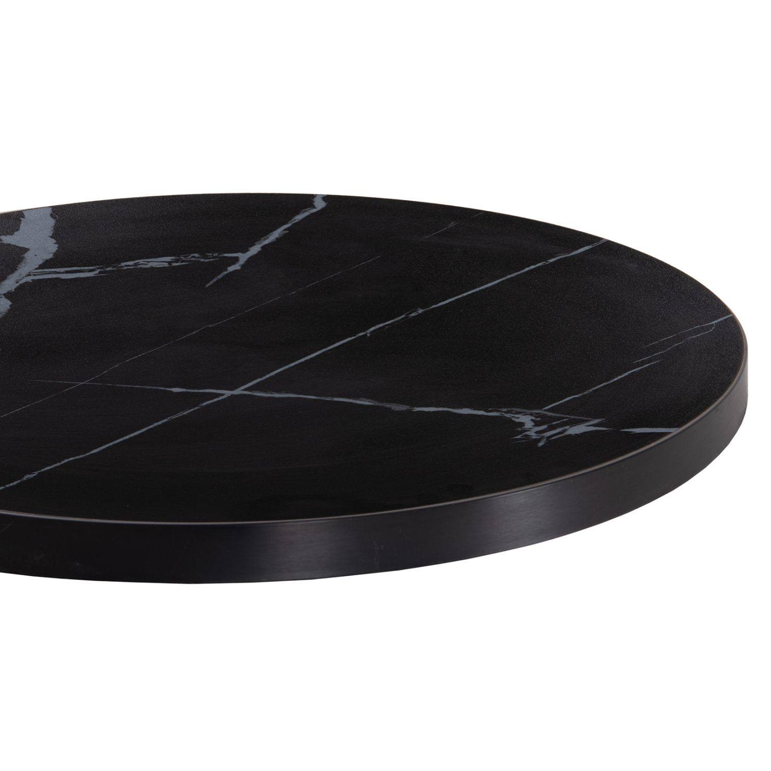 ΕΠΙΦΑΝΕΙΑ ΤΡΑΠΕΖΙΟΥ SINTERED STONE FB96652.03 ΜΕ ΠΛΑΙΣΙΟ ALU ΜΑΥΡΟ Φ60εκ. - Image 4