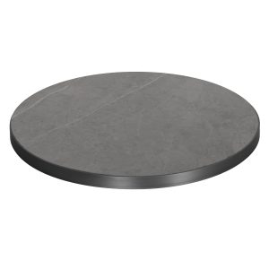 ΕΠΙΦΑΝΕΙΑ ΤΡΑΠΕΖΙΟΥ SINTERED STONE FB96652.05 ΜΕ ΠΛΑΙΣΙΟ ALU ΓΚΡΙ Φ60εκ.