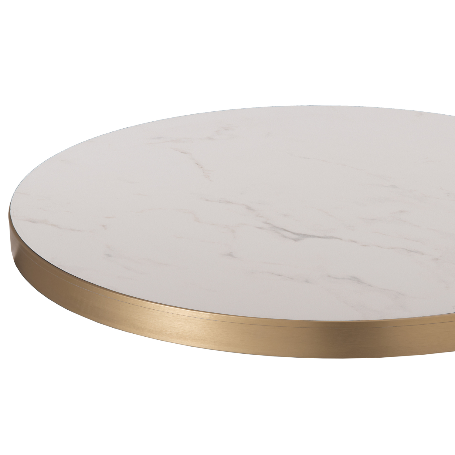 ΕΠΙΦΑΝΕΙΑ ΤΡΑΠΕΖΙΟΥ SINTERED STONE FB96652.12 ΜΕ ΠΛΑΙΣΙΟ ALU ΧΡΥΣΟ Φ60εκ. - Image 4