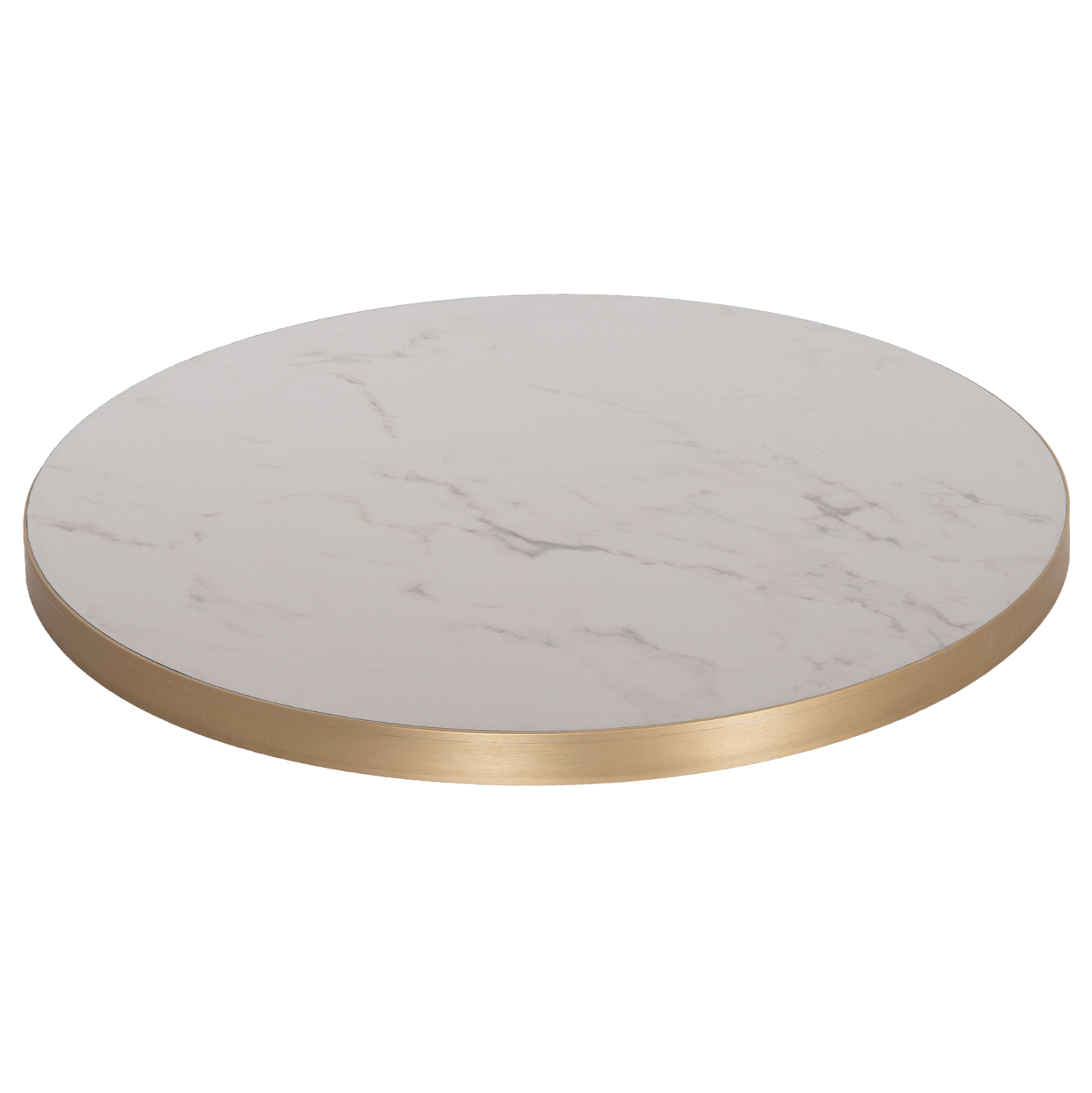 ΕΠΙΦΑΝΕΙΑ ΤΡΑΠΕΖΙΟΥ SINTERED STONE FB96652.12 ΜΕ ΠΛΑΙΣΙΟ ALU ΧΡΥΣΟ Φ60εκ.