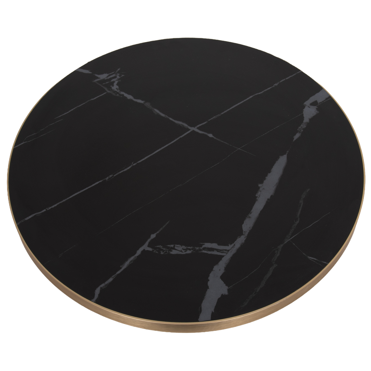 ΕΠΙΦΑΝΕΙΑ ΤΡΑΠΕΖΙΟΥ SINTERED STONE FB96652.13 ΜΕ ΠΛΑΙΣΙΟ ALU ΧΡΥΣΟ Φ60εκ. - Image 3