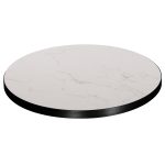 ΕΠΙΦΑΝΕΙΑ ΤΡΑΠΕΖΙΟΥ SINTERED STONE FB96653.02 ΜΕ ΠΛΑΙΣΙΟ ALU ΜΑΥΡΟ Φ70εκ.