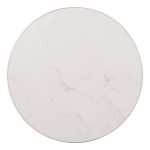 ΕΠΙΦΑΝΕΙΑ ΤΡΑΠΕΖΙΟΥ SINTERED STONE FB96653.12 ΜΕ ΠΛΑΙΣΙΟ ALU ΧΡΥΣΟ Φ70εκ.