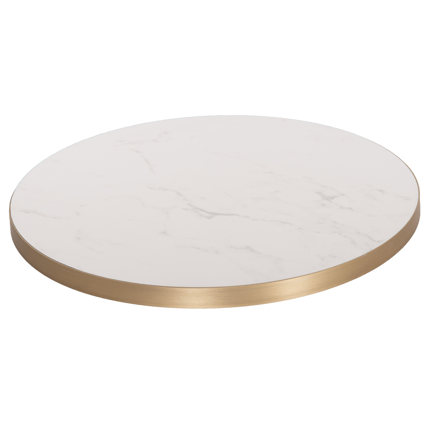 ΕΠΙΦΑΝΕΙΑ ΤΡΑΠΕΖΙΟΥ SINTERED STONE FB96653.12 ΜΕ ΠΛΑΙΣΙΟ ALU ΧΡΥΣΟ Φ70εκ. - Image 3