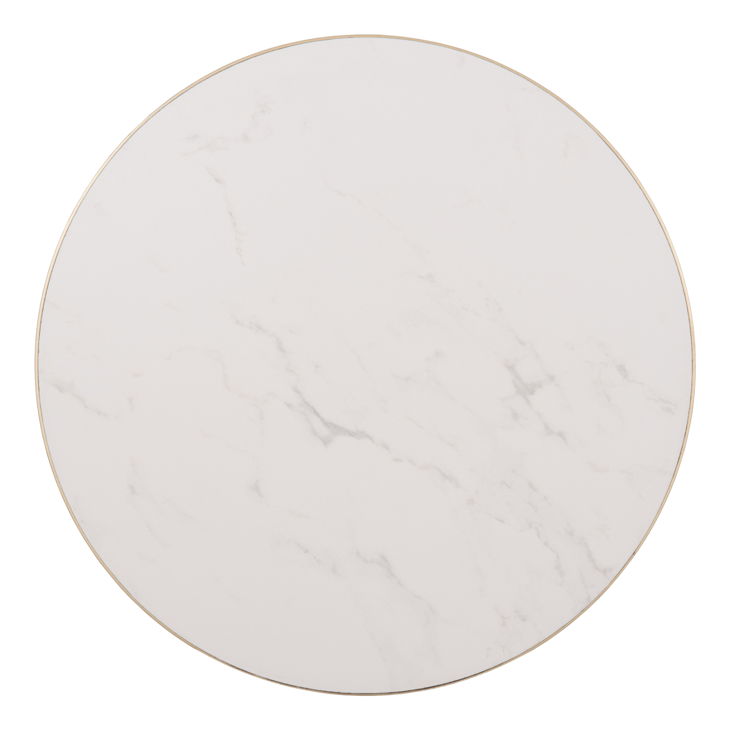 ΕΠΙΦΑΝΕΙΑ ΤΡΑΠΕΖΙΟΥ SINTERED STONE FB96653.12 ΜΕ ΠΛΑΙΣΙΟ ALU ΧΡΥΣΟ Φ70εκ.