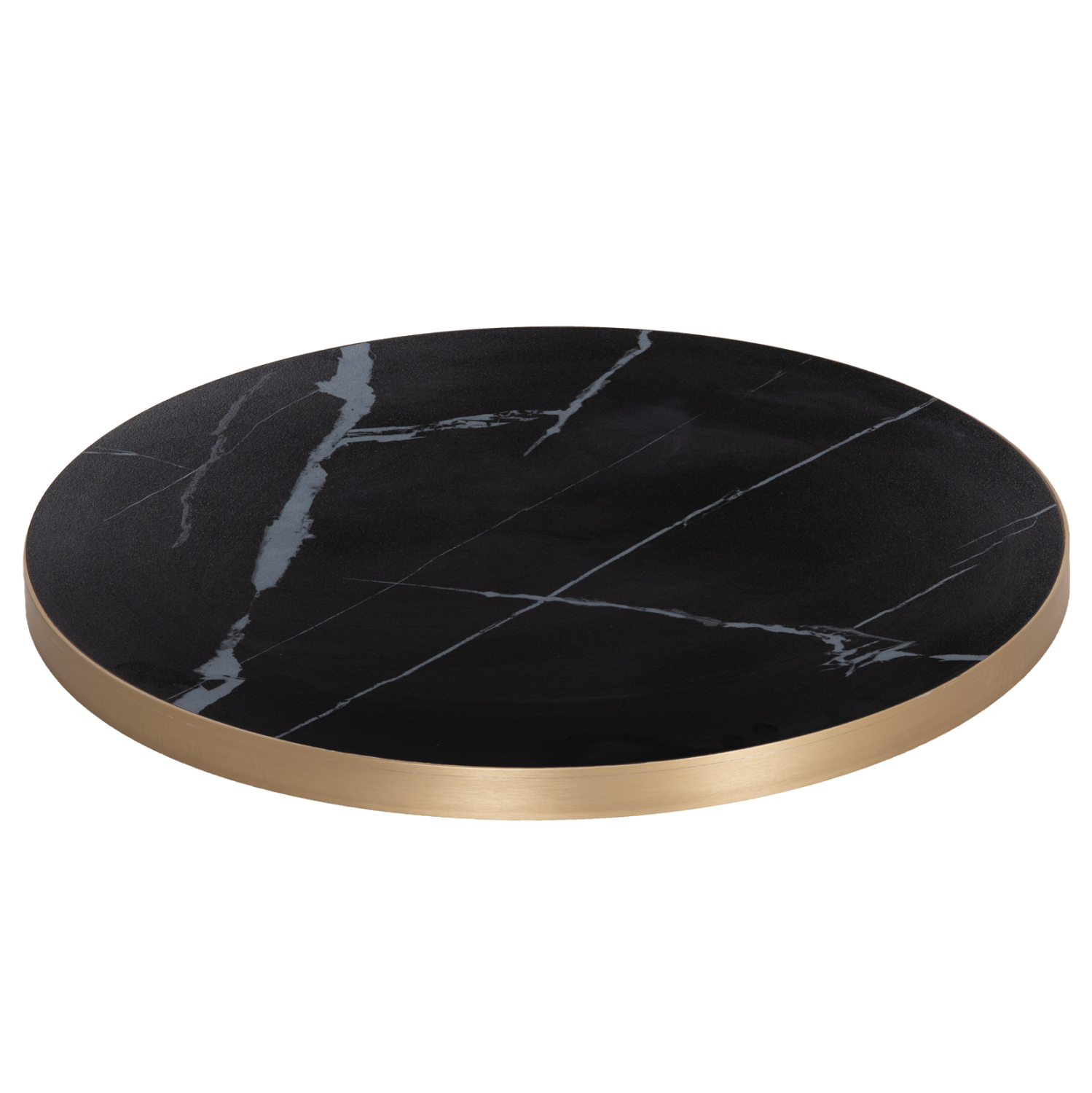 ΕΠΙΦΑΝΕΙΑ ΤΡΑΠΕΖΙΟΥ SINTERED STONE FB96653.13 ΜΕ ΠΛΑΙΣΙΟ ALU ΧΡΥΣΟ Φ70εκ.