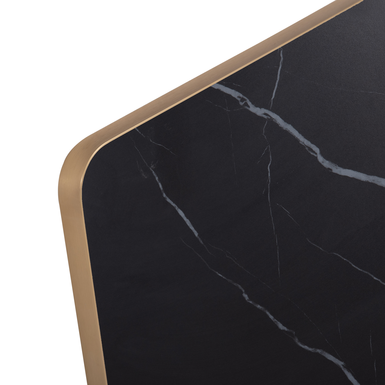 ΕΠΙΦΑΝΕΙΑ ΤΡΑΠΕΖΙΟΥ SINTERED STONE ΤΕΤΡΑΓΩΝΗ FB96655.13 ΠΛΑΙΣΙΟ ALU ΧΡΥΣΟ 80x80εκ. - Image 4