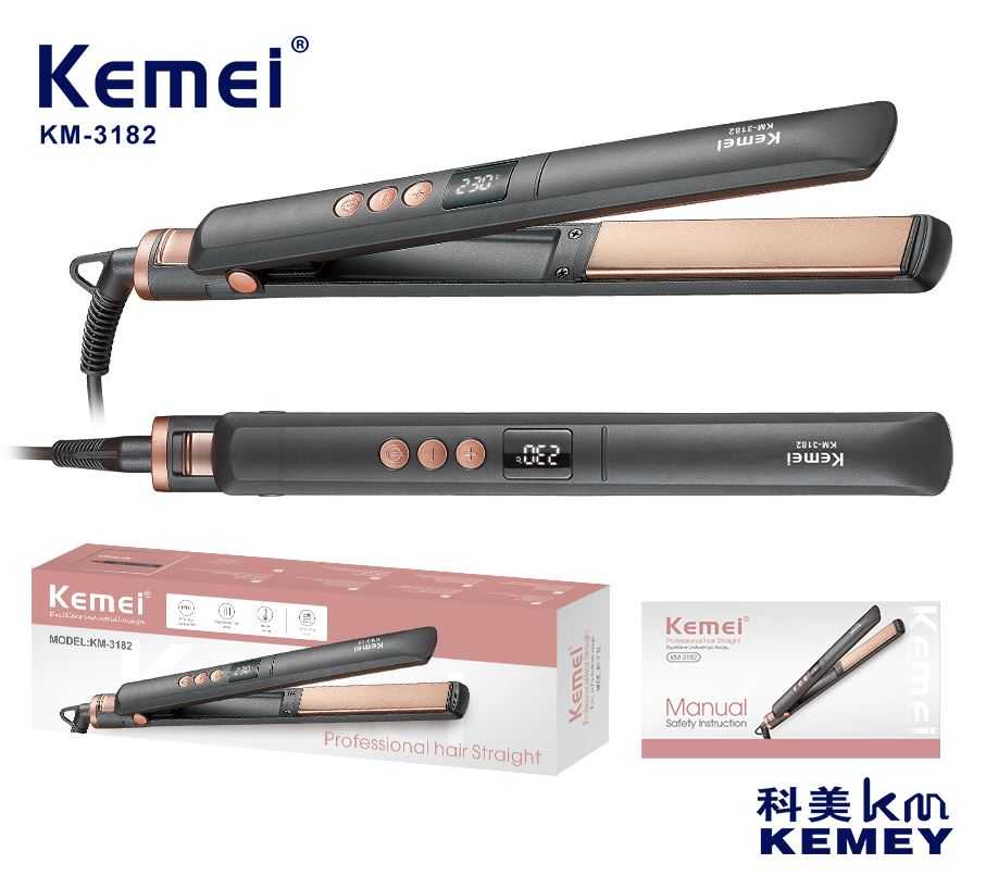 Ισιωτική μαλλιών - KM-3182 - Kemei - Image 2