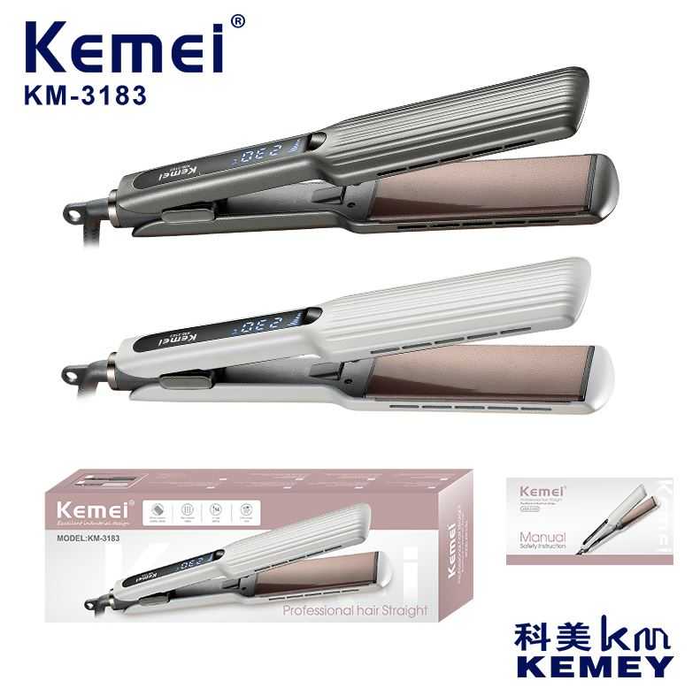 Ισιωτική μαλλιών - KM-3183 - Kemei - Black - Image 2
