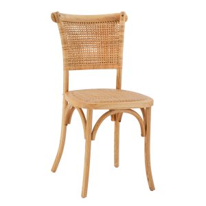ΚΑΡΕΚΛΑ ΤΡΑΠΕΖΑΡΙΑΣ FB98752.11 TOON ΞΥΛΟ-ΨΑΘΑ RATTAN---Β'ΔΙΑΛΟΓΗΣ 49x54x89Υεκ