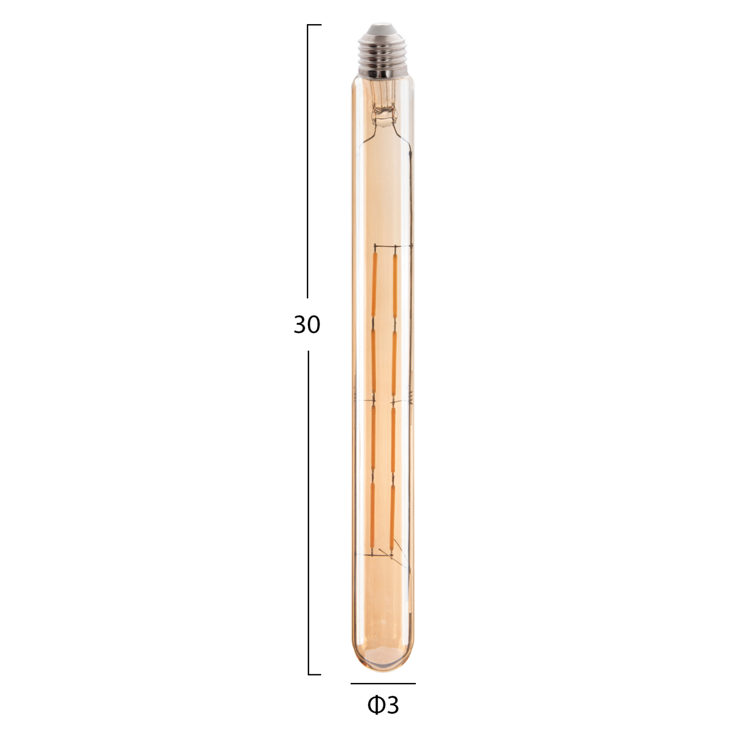 ΛΑΜΠΤΗΡΑΣ FB94191 LED FILAMENT 8W E27 3000K GOLD DIMMABLE - Image 2
