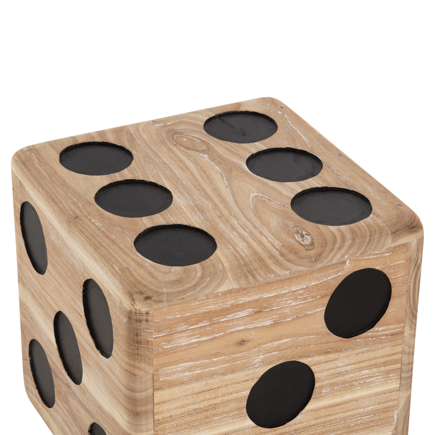 ΣΚΑΜΠΟ ΖΑΡΙ FB97898 ΞΥΛΟ ΤΕΑΚ ΣΕ WHITE WASH ΧΡΩΜΑ 40x40x40 εκ. - Image 4