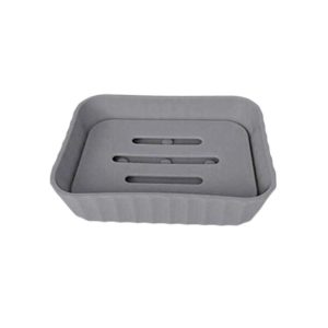 Σαπουνοθήκες μπάνιου πλαστικές - Σετ 9pcs - Grey - 21604