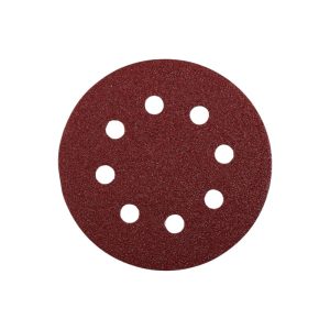 Φύλλα λείανσης για έκκεντρο τριβείο - 5pcs - 125mm - 80P - 8holes - Finder - 196249